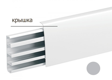 Schneider Electric ISM18100 TML-E-Г-КРЫШКА ПЛИНТУСА 2,5М СЕР