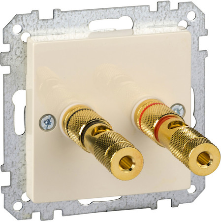 Schneider Electric MTN468844 MERTEN ЦЕНТР.ПЛАТА для аудио розетки БЕЖЕВЫЙ, SM