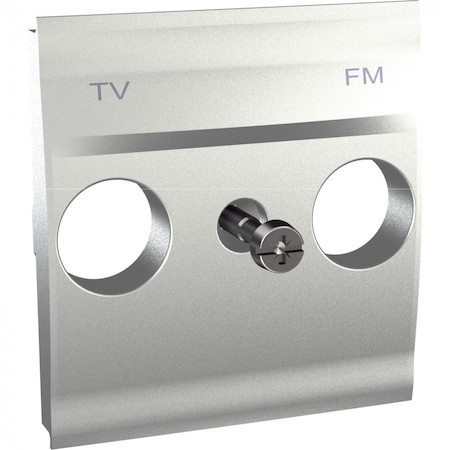 Schneider Electric MGU9.440.30 UNICA TOP ЦЕНТРАЛЬНАЯ ПЛАТА розетки TV/FM, АЛЮМИНИЙ