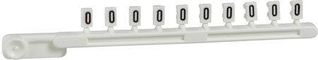 Schneider Electric AB1R0 ЛЕНТА 10 ШТ МАРКИРОВКИ НАБОРНОЙ, ЦИФРА 0