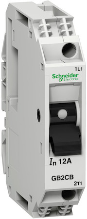 Schneider Electric GB2CB08 АВТОМАТИЧЕСКИЙ ВЫКЛЮЧАТЕЛЬ С КОМБИНИРОВАННЫМ РАСЦЕПИТЕЛЕМ 1 ПОЛЮС. 3А