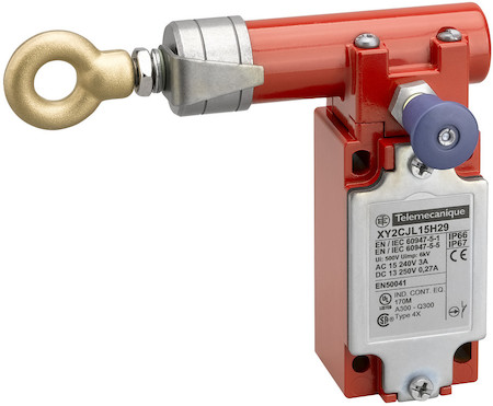 Schneider Electric XY2CJL15 АВАР. ТРОСОВ. ВЫКЛ., Pg13.5, НЗ+НО, ЛЕВ.