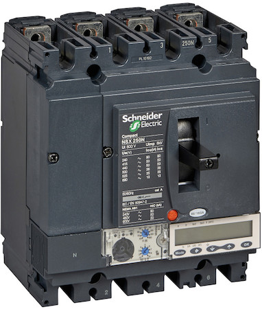 Schneider Electric LV431885 4П4Т АВТ. ВЫКЛ. MICROLOGIC 5.2A 250A NSX250N