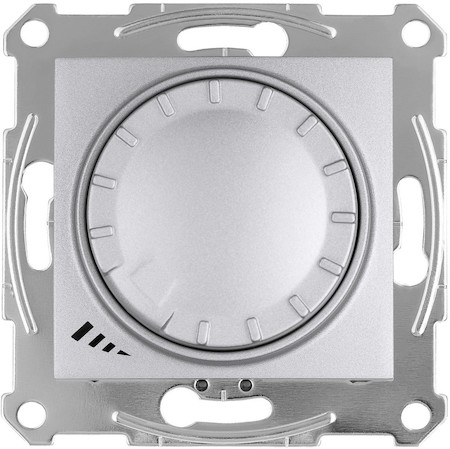 Schneider Electric SDN2201260 SEDNA LED СВЕТОРЕГУЛЯТОР повор-наж., прхдн, универс., 4-400Вт, АЛЮМИНИЙ