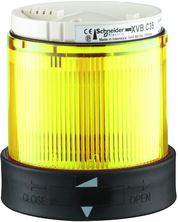Schneider Electric СЕГМЕНТ СВЕТ.КОЛОННЫ 70ММ ЖЕЛТЫЙ XVBC2B8