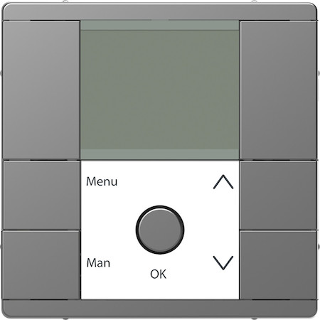Schneider Electric MTN5755-6036 MERTEN D-Life PlusLink ЦЕНТРАЛЬНАЯ ПЛАТА ТАЙМЕРА с дисплеем НЕРЖ. СТАЛЬ, SD