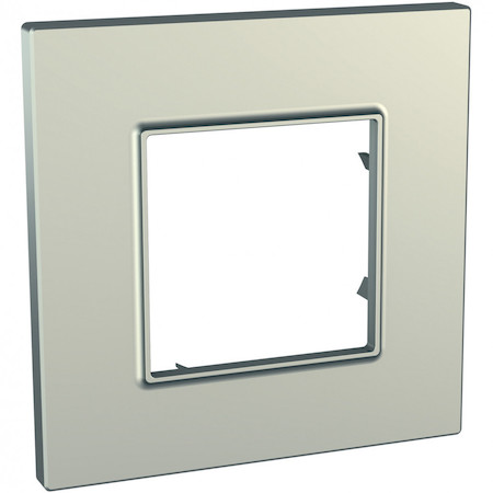 Schneider Electric MGU6.702.57 UNICA QUADRO РАМКА 1-постовая, ТИТАН