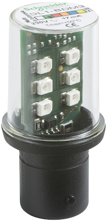 Schneider Electric СВЕТОДИОДН. КЛАСТЕР 230В ЗЕЛЕНЫЙ DL1BDM3