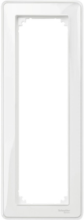 Schneider Electric MTN4035-3500 MERTEN M-CREATIV, РАМКА 3 поста б/перегородки, ПРОЗРАЧНЫЙ, SM