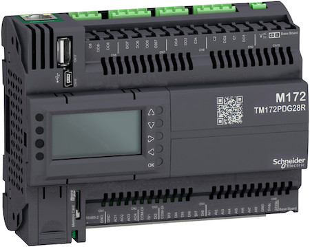 Schneider Electric TM172PDG28R ПЛК М172, дисплей, 28 I/O, Eth, 2 MB