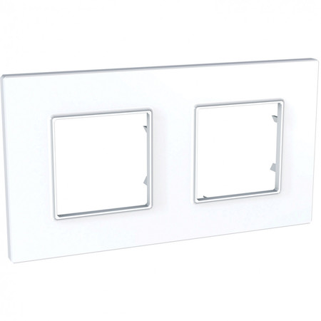 Schneider Electric MGU2.704.18 UNICA QUADRO РАМКА 2-постовая, БЕЛЫЙ