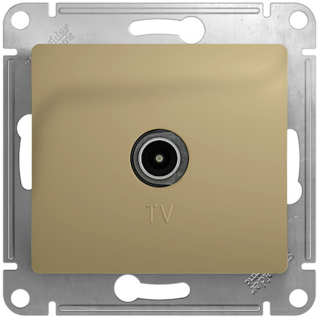 Schneider Electric GSL000492 GLOSSA TV РОЗЕТКА проходная 4DB, механизм, ТИТАН