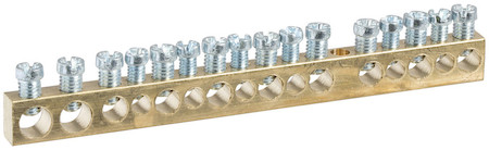 Schneider Electric MIP99039 КЛЕММНЫЕ КОЛОДКИ НЕИЗОЛИРОВАННЫЕ, крепление винт М4, 2x16+8x10+6x6, Италия