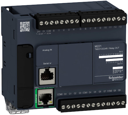 Schneider Electric TM221CE24R КОМПАКТНЫЙ БАЗОВЫЙ БЛОК M221-24IO РЕЛЕ ETHERNET