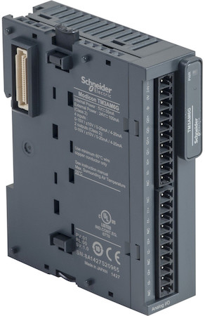 Schneider Electric TM3AM6G АНАЛОГ МОДУЛЬ РАСШИРЕНИЯ ТМ3- 4 АНАЛОГ ВЫХОДА + 2 АНАЛОГ ВХОДА ПРУЖ КЛЕММЫ