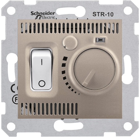 Schneider Electric SDN6000168 SEDNA ТЕРМОСТАТ КОМНАТНЫЙ, 10А, 230В, ТИТАН