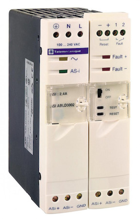 Schneider Electric ASIABLD3002 AS-I БЛОК ПИТАНИЯ +КОНТРОЛЬ ЗАЗЕМЛ 2,4А