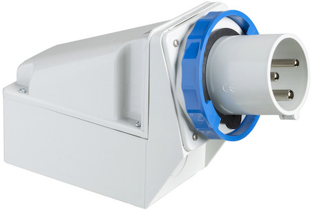 Schneider Electric 81578 НАСТЕН ВИЛКА, ВИНТ 63А 2P+E IP67 220В