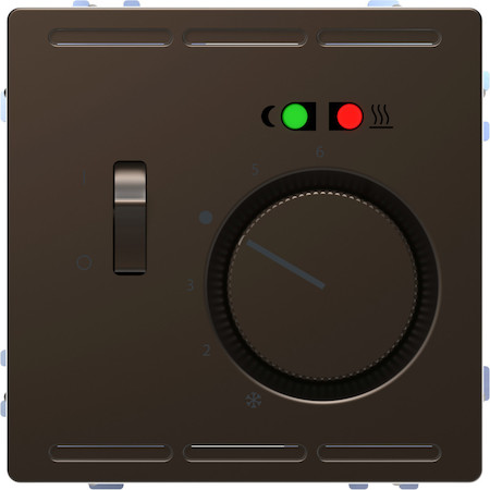 Schneider Electric MTN5764-6052 MERTEN D-Life ТЕРМОРЕГУЛЯТОР ТЕПЛ. ПОЛА с центр. пл. с выкл. +4м 230В, МОККО, SD