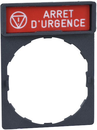 Schneider Electric МАРКИРОВКА ARRET D'URGENCE ZBY2130
