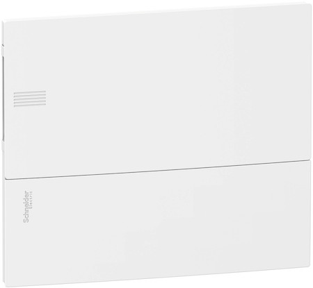 Schneider Electric MIP22112 MINI PRAGMA ЩИТ ВСТРАИВ. С БЕЛОЙ ДВ. 1РЯД/12МОД,IP40,IK07,63А,2 клеммы,Италия