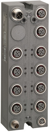 Schneider Electric TM7NCOM16A Дискретный модуль CANopen IP 67, 16 вх/вых, разъемы М12