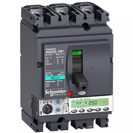 Schneider Electric LV433552 3П АВТОМ.ВЫКЛ. MIC5.2E 250A NSX250HB1 (75кА при 690B)
