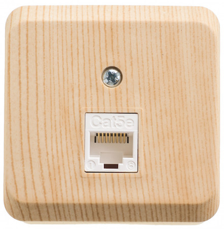 Schneider Electric KOMA-001D ЭТЮД О/У компьютерная РОЗЕТКА RJ45 кат.5е, СОСНА, Россия