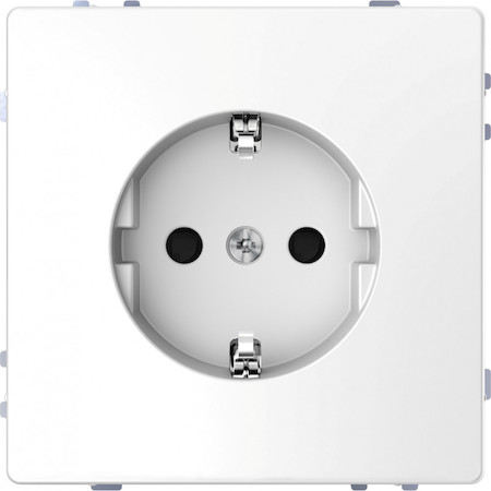 Schneider Electric MTN2300-6035 MERTEN D-Life РОЗЕТКА 16А с з/к и шторками, БЕЛ. ЛОТОС