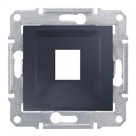 Schneider Electric SDN4300570 SEDNA АДАПТЕР для 1 коннектора RJ45, SYSTIMAX, кат. 5e, кат. 6, UTP, ГРАФИТ