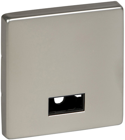 Schneider Electric MTN411846 MERTEN КЛАВИША с прямоуг. окошком д/симв. СТАЛЬ, SD