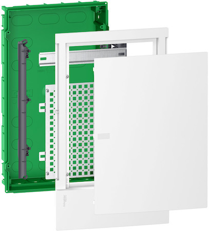 Schneider Electric MIP312FU MINI PRAGMA IT щит МУЛЬТИМЕД. встраив. с белой дв. 3РЯДАх12МОД.,IP40,IK07,Италия