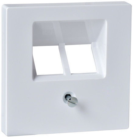 Schneider Electric MTN296125 MERTEN ЦЕНТР.ПЛАТА д/розетки RJ45, 2 поста, АКТИВНЫЙ БЕЛЫЙ, SM