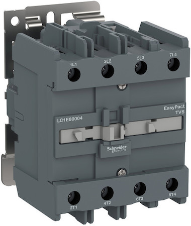 Schneider Electric LC1E95008M7 КОНТАКТОР TVS 4P(2НО+2НЗ)125A AC1 220В 50/60ГЦ