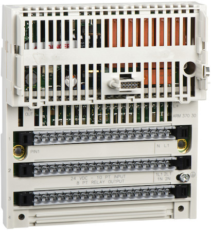 Schneider Electric 170ARM37030 MOMENTUM дискретн., 10 вх. / 8 реле вых., 2.0A (2x4), ~120В