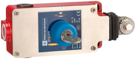 Schneider Electric XY2CH13450H29 ПРОВОДНОЙ ВЫКЛЮЧ. АВАР. ОСТАНОВА, 1НЗ+1НО, КНОПКА ПЕРЕЗАПУСКА С КЛЮЧОМ