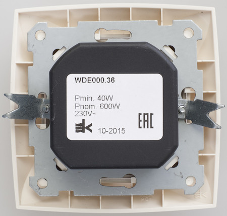 Schneider Electric WDE000236 УНИВЕРСАЛЬНЫЙ ДИММЕР 600ВТ/ВА,БЕЖЕВЫЙ