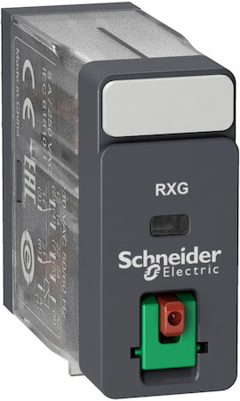 Schneider Electric RXG21B7 РЕЛЕ ПРОМЕЖУТ.,5А, 2С/О, ~24В, КН. ТЕСТ.