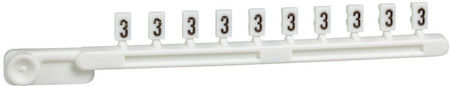 Schneider Electric AB1R3 ЛЕНТА 10 ШТ МАРКИРОВКИ НАБОРНОЙ, ЦИФРА 3