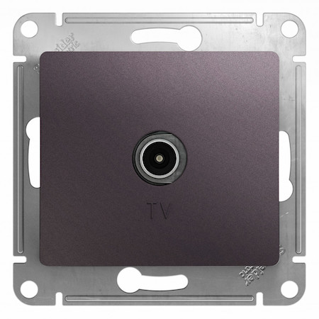 Schneider Electric GSL001493 GLOSSA TV АНТЕННА коннектор, механизм, СИРЕНЕВЫЙ ТУМАН