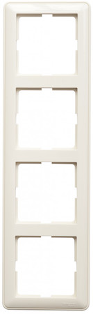 Schneider Electric KD-4-28 W59 4-постовая РАМКА, СЛОНОВАЯ КОСТЬ