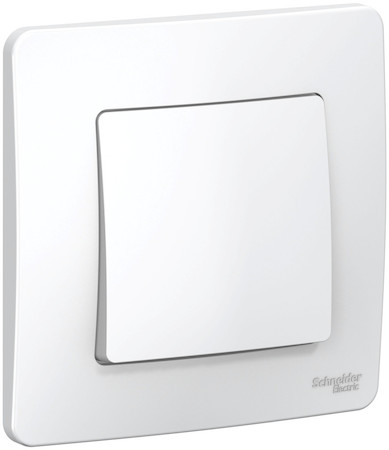 Schneider Electric BLNVS010101 BLANCA С/У 1-клавишный ВЫКЛЮЧАТЕЛЬ (cх.1), 10А, 250B, БЕЛЫЙ