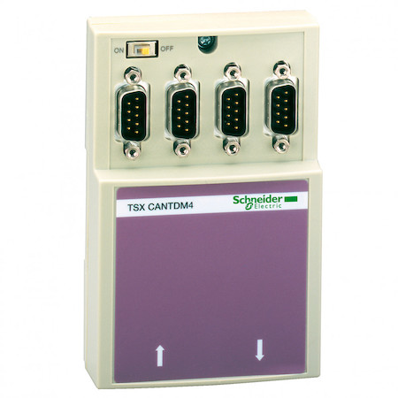 Schneider Electric TSXCANTDM4 CANOPEN TAP С 4 ПОРТАМИ SUB-D 9P