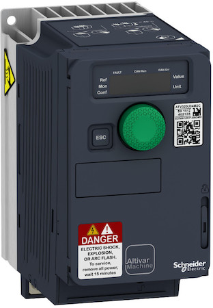 Schneider Electric ATV320U02M2C ПРЕОБР ЧАСТОТЫ ATV320 КОМПАКТНОЕ ИСПОЛНЕНИЕ 0.18 КВТ 240В 1Ф