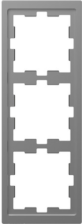 Schneider Electric MTN4030-6536 MERTEN D-Life РАМКА 3-постовая, НЕРЖ. СТАЛЬ