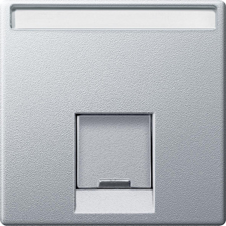Schneider Electric MTN465860 MERTEN ЦЕНТР.ПЛАТА для розетки SE RJ45 1пост, АЛЮМИНИЙ, SM