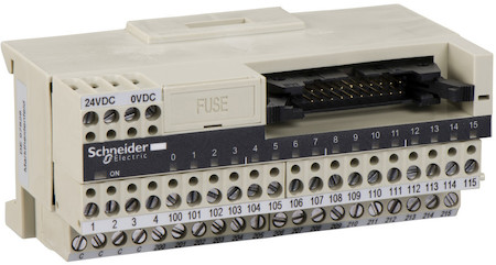 Schneider Electric ABE7H16C21 TELEFAST БАЗА НА 16 ВХ/ВЫХ, ИНДИКАЦИЯ СОСТ.КАНАЛА, ВЫБОР ПОЛЯРН. 0 ИЛИ 24В