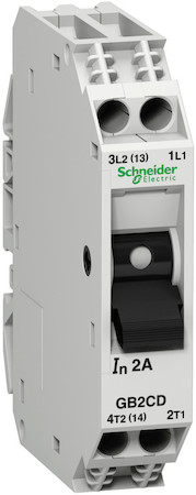Schneider Electric GB2CD08 АВТОМАТИЧЕСКИЙ ВЫКЛЮЧАТЕЛЬ С КОМБИНИРОВАННЫМ РАСЦЕПИТЕЛЕМ 1 ПОЛЮС. 3А