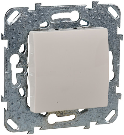 Schneider Electric MGU5.205.25ZD UNICA ПЕРЕКЛЮЧАТЕЛЬ 1-клавишный, перекрестный, сх. 7, 10 АX, 250 В, БЕЖЕВЫЙ