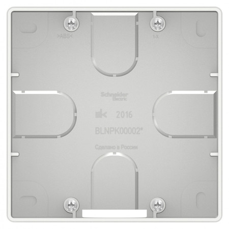 Schneider Electric BLNPK000021 BLANCA С/У КОРОБКА ПОДЪЕМНАЯ ДЛЯ СИЛОВЫХ РОЗЕТОК, БЕЛЫЙ